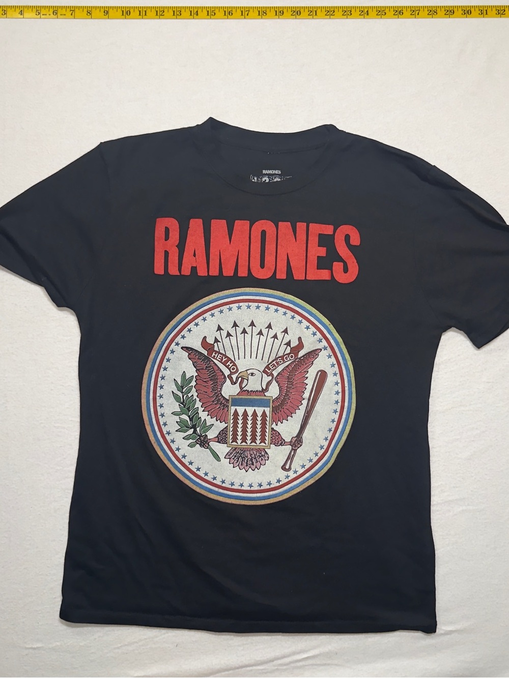 Ramones band tee Black Short-Sleeve Graphic Tee